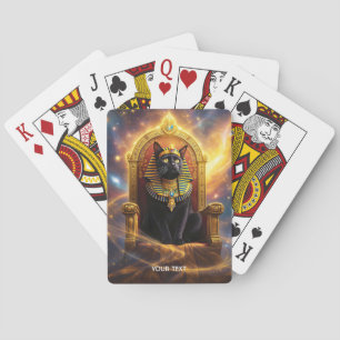 Baraja De Cartas Fantasy Cute Pharaoh Regal Cat