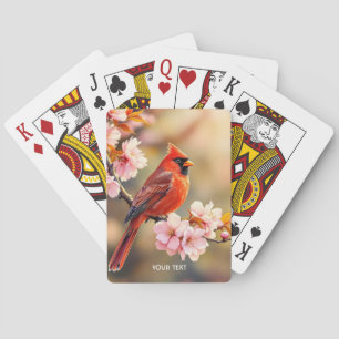 Baraja De Cartas Fantasy Cute Red Bird Cherry