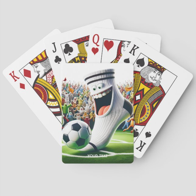 Baraja De Cartas Fantasy Cute Soccer Ball (Reverso)
