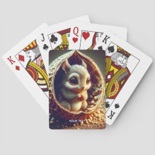 Baraja De Cartas Fantasy Cute Squirrel dentro de la cubierta