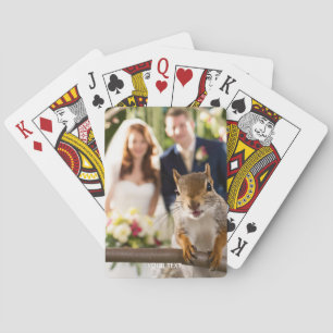 Baraja De Cartas Fantasy Cute Squirrel Pareja Casada