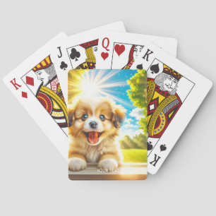 Baraja De Cartas Fantasy Cute Sun Baby Dog