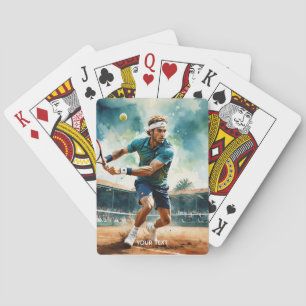 Baraja De Cartas Fantasy Cute Tennis Player Ball