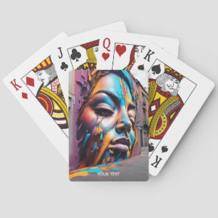 Baraja De Cartas Fantasy Cute Vivid Face Street Art