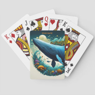 Baraja De Cartas Fantasy Cute Vivid Majestic Spiral Ballena