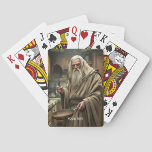 Baraja De Cartas Fantasy Cute Wizard Fría Pan