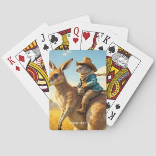 Baraja De Cartas Fantasy Cute Wombat Kangaroo Koala
