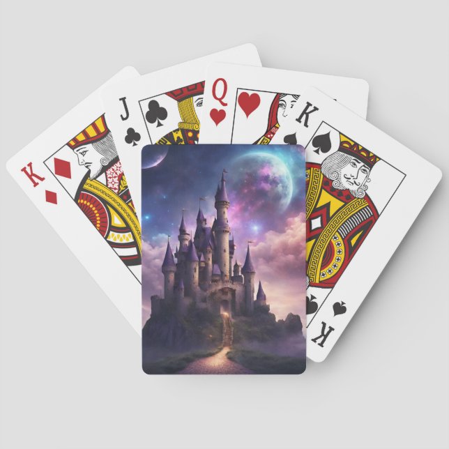 Baraja De Cartas Fantasy Fairy Tale Castle (Reverso)
