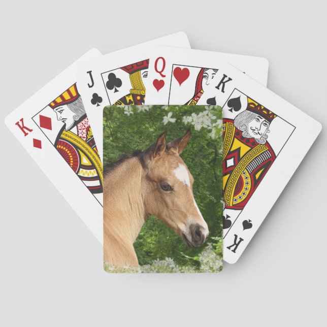 Baraja De Cartas Fantasy Horses: Flowers