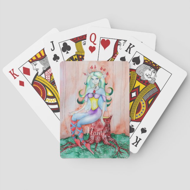 Baraja De Cartas Fantasy Pixie Fairy Thunder_Cove Regalo Box (Reverso)