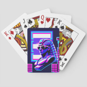 Baraja De Cartas Faraón Synthwave