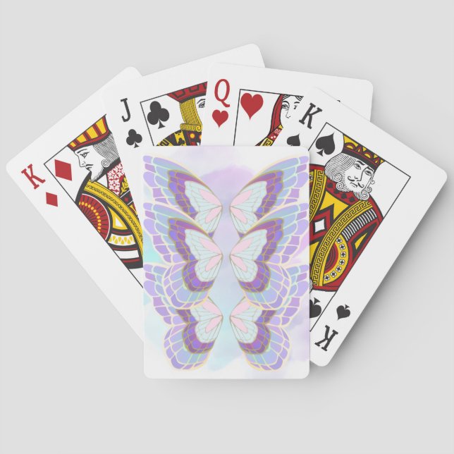 Baraja De Cartas farfalla elegante (Reverso)