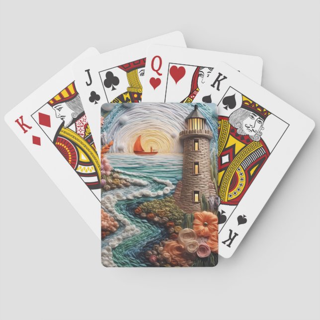 Baraja De Cartas Faro 3D (Reverso)