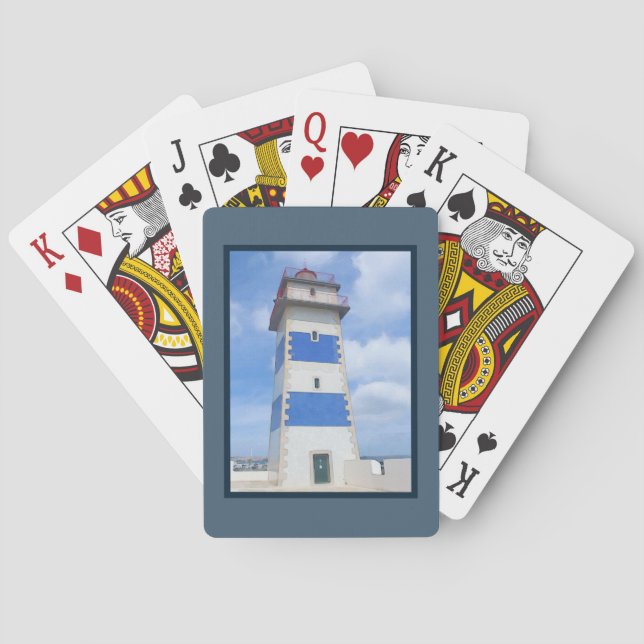 Baraja De Cartas Faro acuático (Reverso)