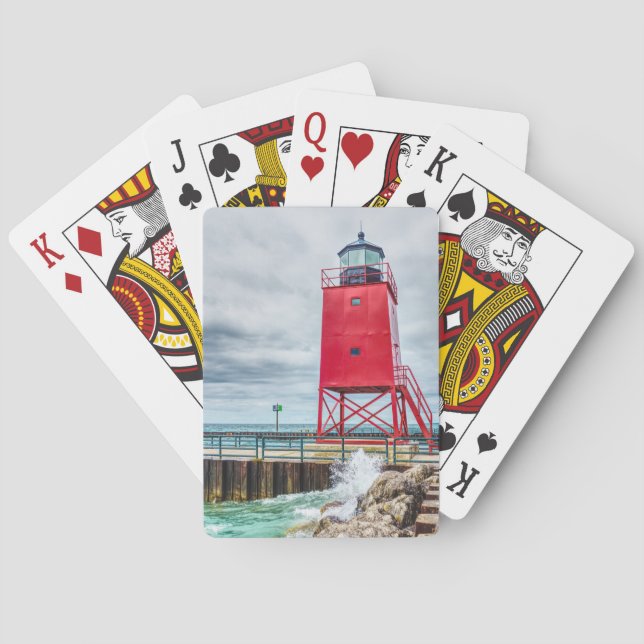 Baraja De Cartas Faro Charlevoix South Pierhead (Reverso)