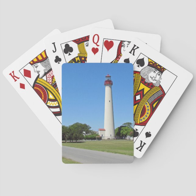 Baraja De Cartas Faro de Cape May (Reverso)