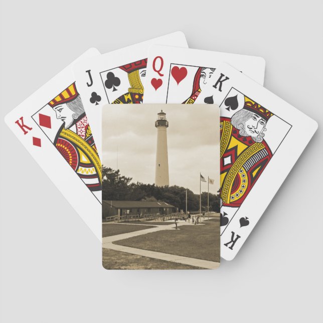 Baraja De Cartas Faro de Cape May (Reverso)