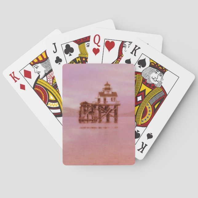 Baraja De Cartas Faro de época (Reverso)