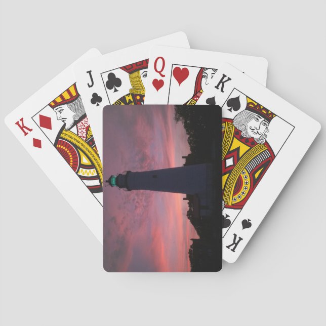 Baraja De Cartas Faro de Gratiot del fuerte (Reverso)