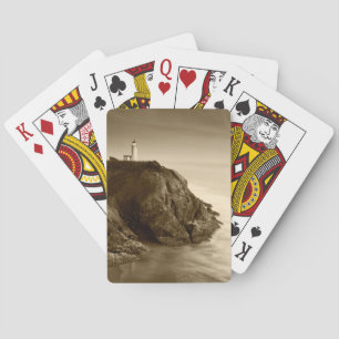 Baraja De Cartas Faro de la cabeza norte   Parque estatal Fort Canb