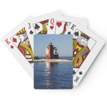 Faro de la isla redonda Isla Mackinac