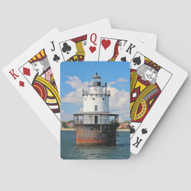 Baraja De Cartas Faro de las latas de Butler, tarjetas de MAMÁ (Reverso)