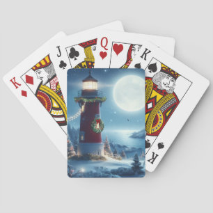 Baraja De Cartas Faro de Navidades náuticos