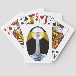 Baraja De Cartas Faro de rock de Bishop