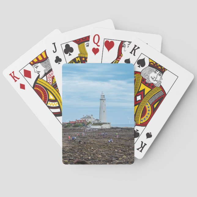 Baraja De Cartas Faro de Whitley Bay  (Reverso)