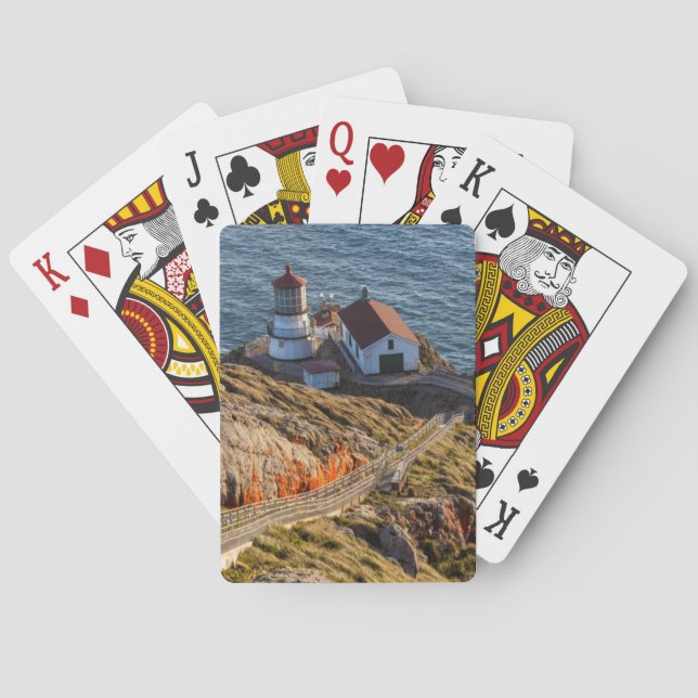 Baraja De Cartas Faro en Point Reyes National Seashore (Reverso)