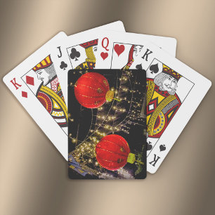 Baraja De Cartas Faros de Año Nuevo Chino