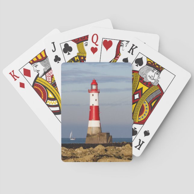 Baraja De Cartas Faros | Faro de Beach Head en Inglaterra (Reverso)