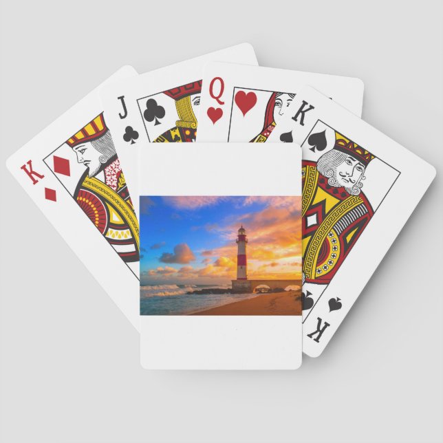 Baraja De Cartas Faros | Faro Itapuã de Brasil (Reverso)