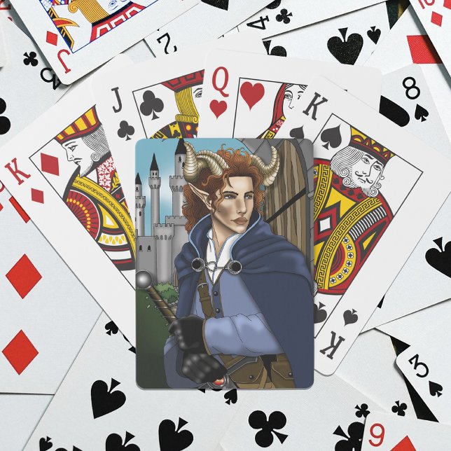 Baraja De Cartas Faun Horned Fae Fantasy  (Subido por el creador)