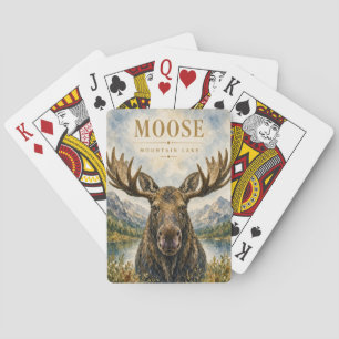 Baraja De Cartas Fauna del lago Moose Mountain