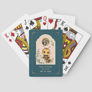 Baraja De Cartas Favor de boda de abeja bebé personalizado Foto