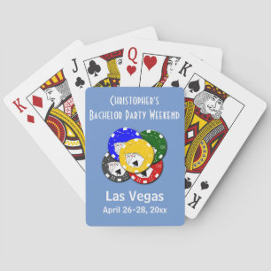 Baraja De Cartas Favor de Despedida de Soltero en Las Vegas Casino 