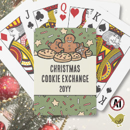 Baraja De Cartas Favor de fiesta de intercambio de galletas de Navi