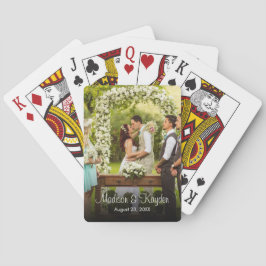 Baraja De Cartas Favor de la boda fotográfica personalizado
