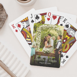 Baraja De Cartas Favor de la boda fotográfica personalizado