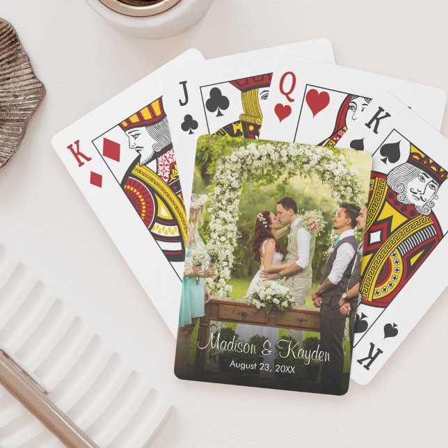 Baraja De Cartas Favor de la boda fotográfica personalizado (Subido por el creador)