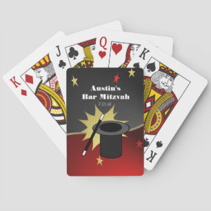 Baraja De Cartas Favor de la fiesta de la muestra mágica