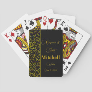 Baraja De Cartas Favor de tema de boda de casino