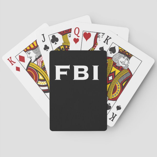 Baraja De Cartas FBI Guay (Reverso)