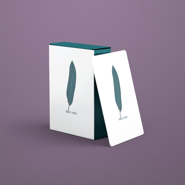 Baraja De Cartas Feather Good Vibes (Subido por el creador)