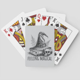 Baraja De Cartas Feeling Magical Witches Spell Book and Skull