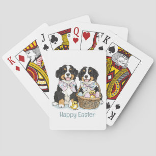Baraja De Cartas Felices perros montañeses de Pascua