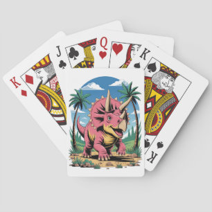 Baraja De Cartas Felices Protoceratops