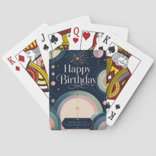 Baraja De Cartas Felicitación de cumpleaños por maravilla celestial