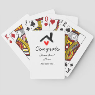 Baraja De Cartas Felicitaciones a la inauguración de nuevos inmuebl